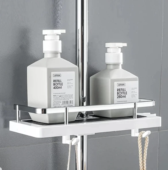 Banyo Duş Rafı Şampuanlık Sabunluk Organizer ürün görseli 1