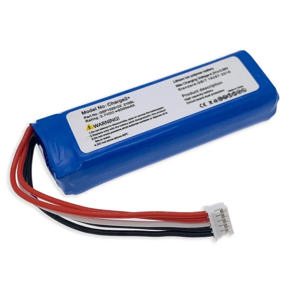 Sertec Jbl Charge 2 / 2+ Uyumlu 3.7v 6000 Mah Soketli Batarya ürün görseli 1