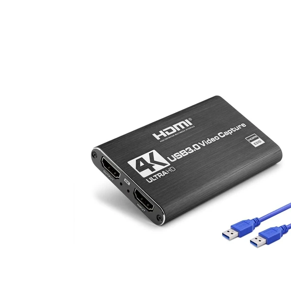Hdmı Vıdeo Capture Usb3.0 4K Ultra Hd Siyah HDX1358 ürün görseli 1
