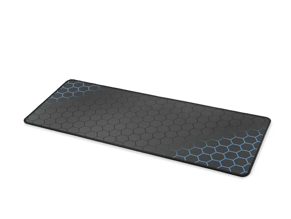Mouse Pad 300 X 700 Mm - Petek Desenli Mavi ZR993 ürün görseli 1