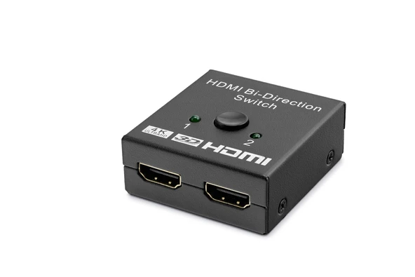 Hdmi Switch Bi-Direction 2 In 1 Out - Siyah HDX1296 ürün görseli 1