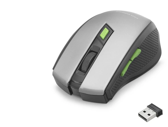 Kablosuz Mouse 800/1600 Dpi - Gri Siyah HDX3404G ürün görseli 1