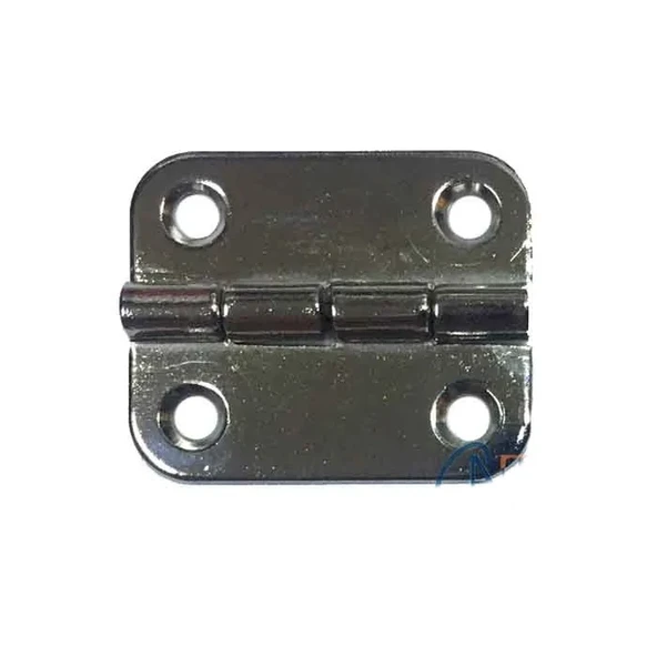 Havşalı Menteşe - Küçük, 20x25mm, Nikel, 100 Adet ürün görseli 1
