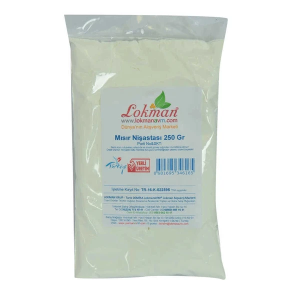 Mısır Nişastası 250 Gr Paket - Resim 2