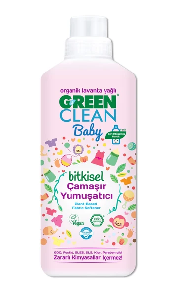 Green Clean Baby Bitkisel Çamaşır Yumuşatıcı 1000ml ürün görseli 1