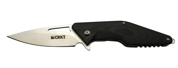 Crkt Division  4415 Bk Siyah Kamp / Outdoor Çakı 21cm - Yarı Otomatik, Kemerlikli, Kutulu ürün görseli 1