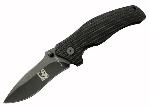 Yele M446 Siyah Kamp Çakı 20cm - Yarı Otomatik, Kemerlikli ürün görseli 1