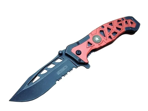 Lanmark Mx50 Testereli Outdoor Çakı 21 Cm - Otomatik, Kemerlikli ürün görseli 1