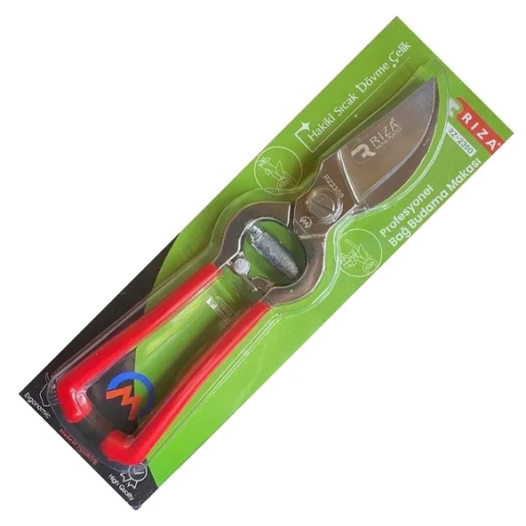 Rıza Sıcak Dövme Çelik Pro Ergonomik Bahçe Bağ Makası 24 Cm ürün görseli 1