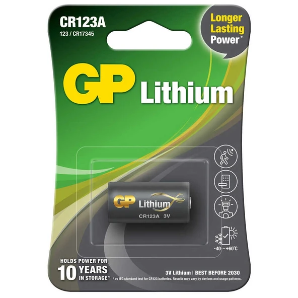 Gp Cr123a 3v Lityum Pil ürün görseli 1