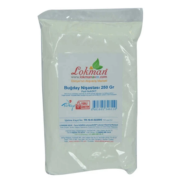 Buğday Nişastası 250 Gr Paket ürün görseli 1