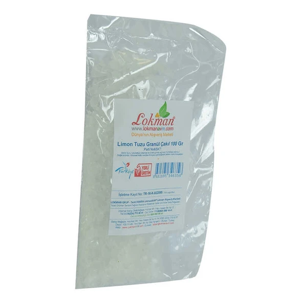 Limon Tuzu Granül Çakıl 100 Gr Paket - Resim 4