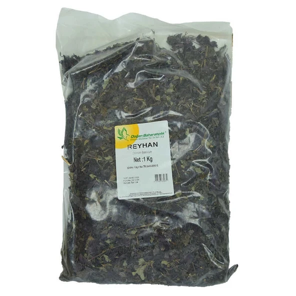 Doğal Reyhan Otu Mor 1000 Gr Paket - Resim 2