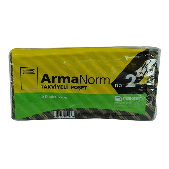 ArmaNorm Takviyeli Çanta Poşet Karma Desen Renk 35X25 50 Adet No:2 ürün görseli 1