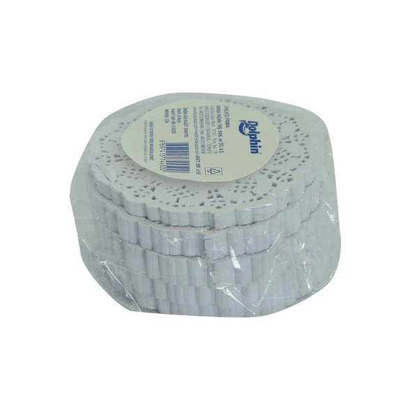 Kağıt Bardak Altlığı 9 Cm Dantel Desenli Beyaz 500 Adetli 1 Paket ürün görseli 1
