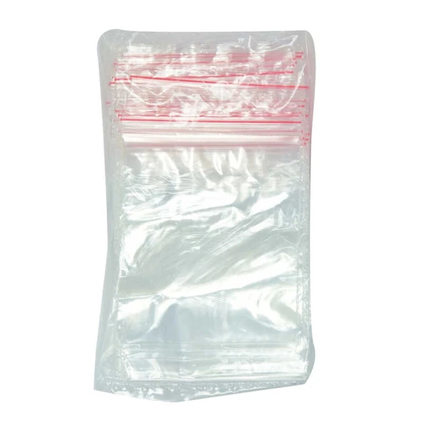 Kilitli Naylon Torba Poşet 9X11 Cm Şeffaf 100 Adet 1 Paket ürün görseli 1