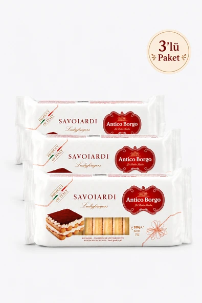 Antico Borgo Savoiardi Kedi Dili 200 Gr x 3 Adet ürün görseli 1