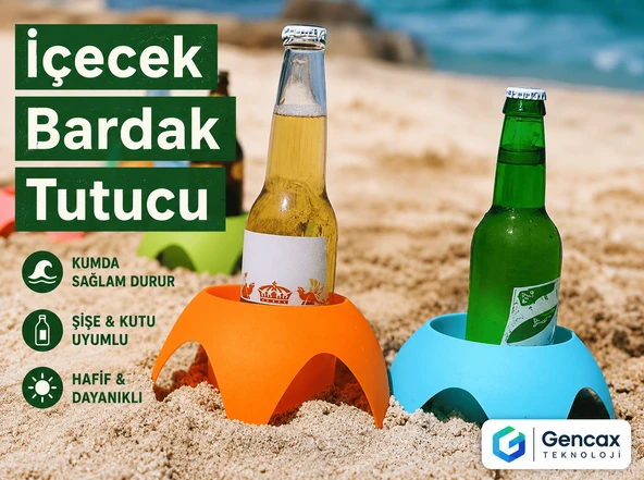 Plaj Bardak ve Şişe Tutucu - Resim 2