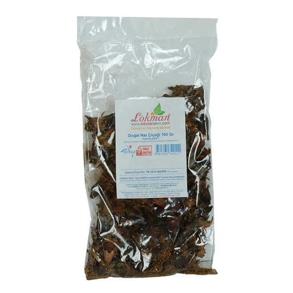 Nar Çiçeği Doğal 100 Gr Paket - Resim 2