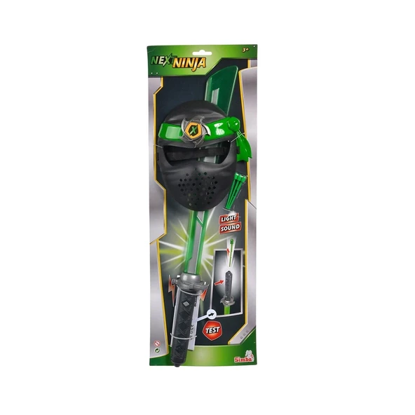 108042238 NEXT NİNJA SWORD AND MASK GREEN ürün görseli 1