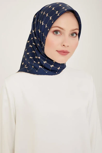 Saf Twill İpek Eşarp 4006D ürün görseli 1