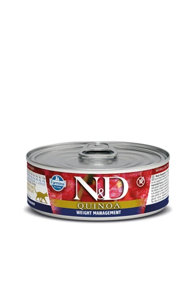 N&D CAT QUİNOA WEİGHT MANAGEMENT 80GR ürün görseli 1
