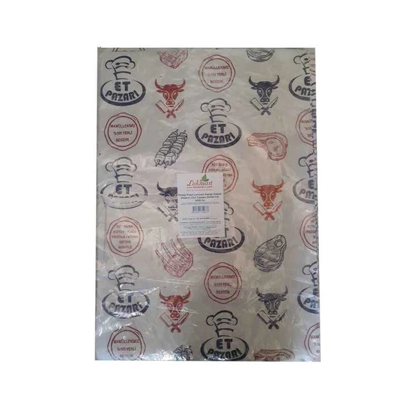 Kasap Plast Lamineli Kasap Kağıdı Desenli Düz Tabaka 35X50 Cm 5000 Gr 1 Paket ürün görseli 1