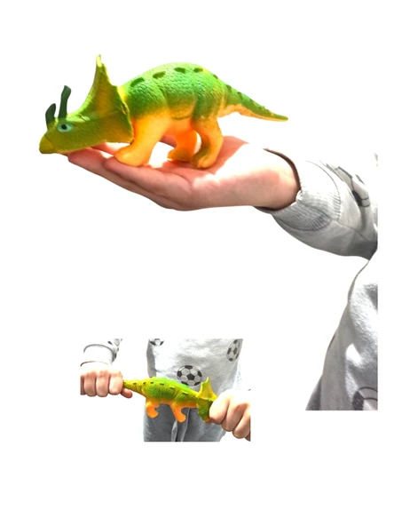 Oyuncak Esnek Dinozor: Renkli ve Eğlenceli Uzayabilen Streç Dinazor 20cm. ürün görseli 1