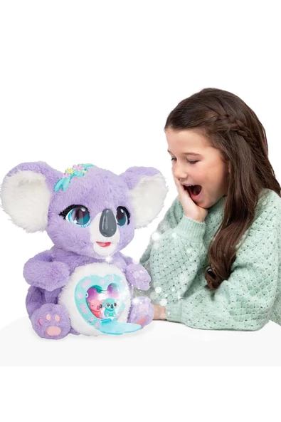 Hayal Gücüne Yolculuk: Sesli Işıklı İnteraktif Peluş Anne Koala ürün görseli 1
