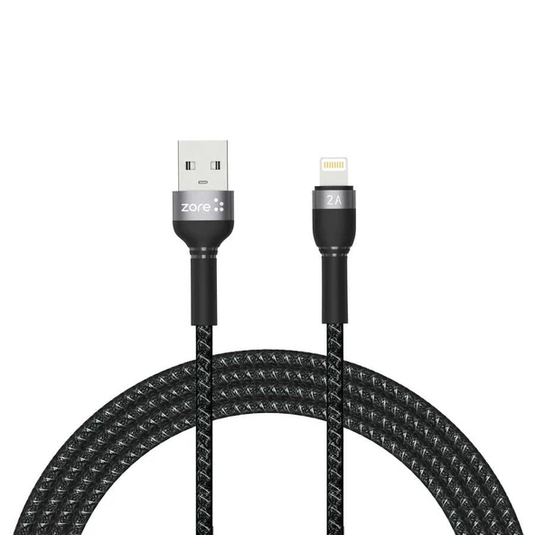 Zore Shira Serisi Lightning USB Kablo 2m ürün görseli 1