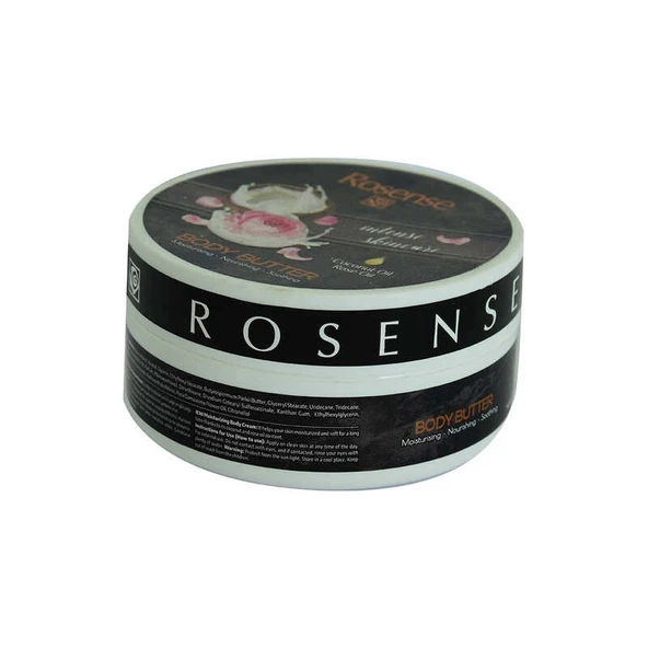 Vücut Kremi Body Butter Hindistan Cevizi Yağı ve Gül Yağlı Nemlendirici Bakım 150 ML ürün görseli 1