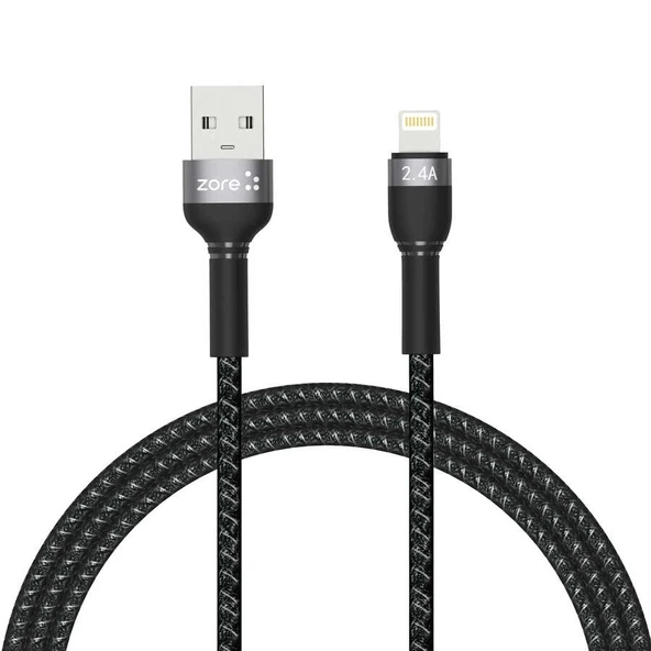 Zore Shira Serisi Lightning USB Kablo 1m ürün görseli 1