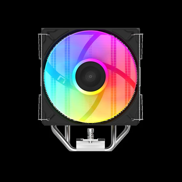 SAMA A40L Black 1x120mm ARGB Fan Kule Tipi Hava Soğutma 4 adet Gelişmiş Kompozit Isı Borusu CPU Fan (AMD ve INTEL Tüm işlemciler ile uyumlu)(1923) ürün görseli 1