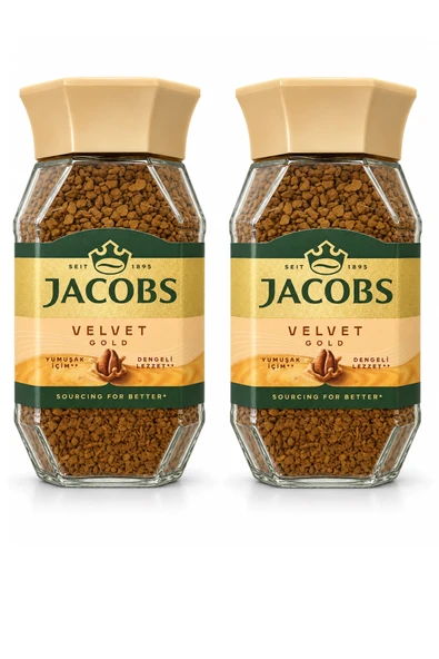 Jacobs Velvet Gold 100 gr Çözünebilir Kahve x 2 Adet ürün görseli 1