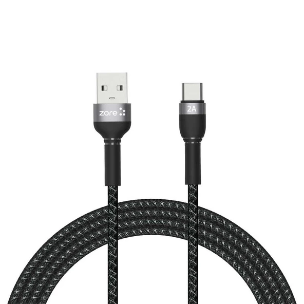 Zore Shira Serisi Type-C USB Kablo 2m ürün görseli 1