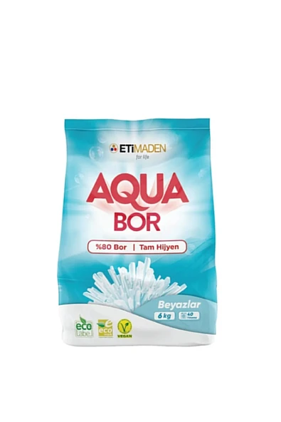 Aqua Bor Matik Toz 6 kg Beyazlar ürün görseli 1