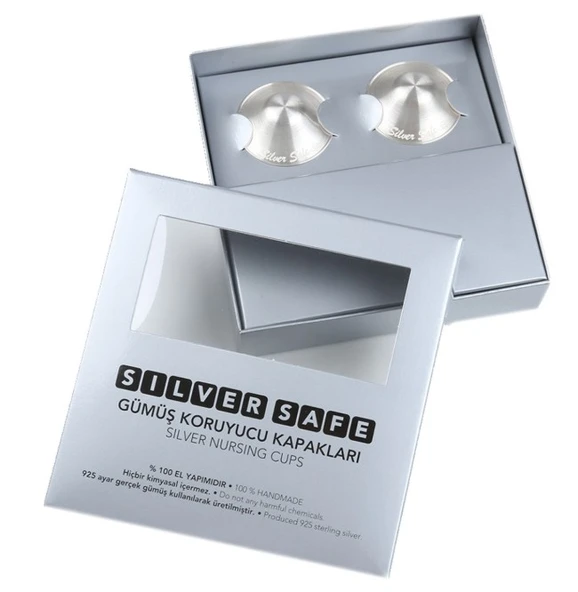 Silver Safe Gümüş Göğüs Ucu Koruyucu Kapakları ürün görseli 1