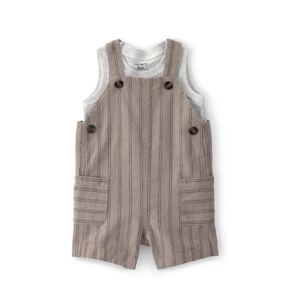 Carters Erkek Bebek Salopet Set 1U591710 Kahverengi ürün görseli 1