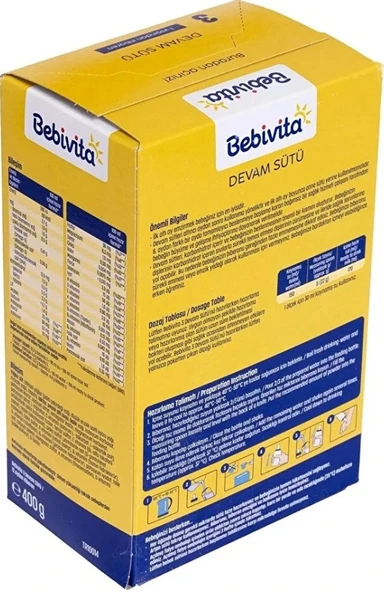 Bebivita Bebek Devam Sütü 3 400 Gr - Resim 2
