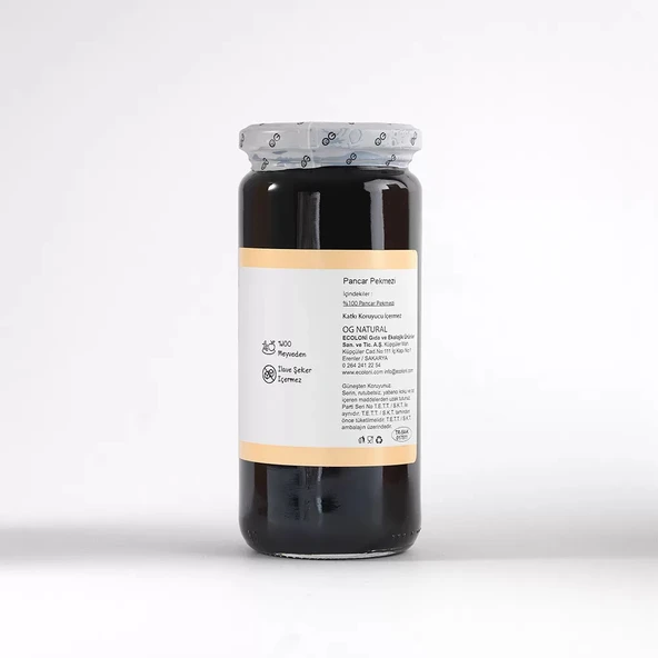 OG Natural Pancar Pekmezi 640 Gr - Resim 2