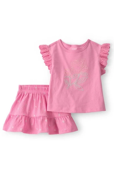 Carters Kız Bebek 2li Set 1U577410 Pembe ürün görseli 1