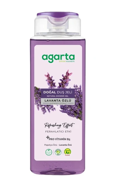 Agarta Doğal Duş Jeli 400 ml Lavanta ürün görseli 1