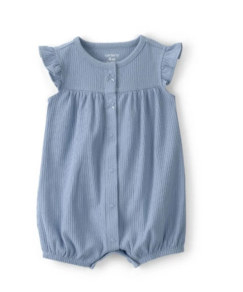 Carters Kız Bebek Kısa Tulum 1U268110 Mavi ürün görseli 1