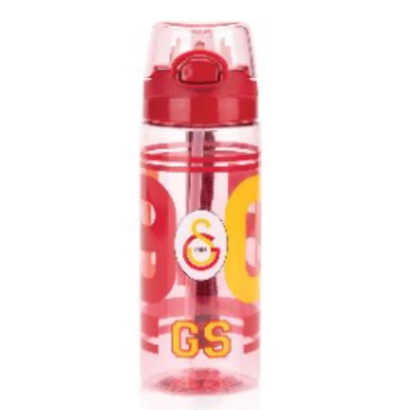 Lisanslı 500ML Kilitli Kapaklı Kırmızı Su Matarası - Orijinal Gs Taraftar Suluk ürün görseli 1