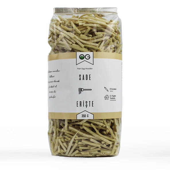OG Natural Sade Erişte 350 Gr ürün görseli 1