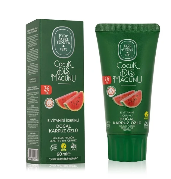 Eyüp Sabri Tuncer Çocuk Diş Macunu 60 ml Karpuz ürün görseli 1