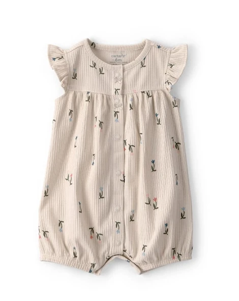 Carters Kız Bebek Kısa Tulum 1U268210 Renkli ürün görseli 1