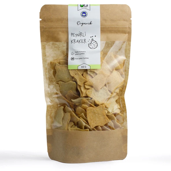 OG Natural Organik Peynirli Kraker 100 Gr ürün görseli 1