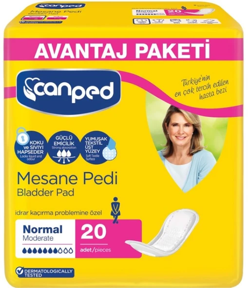 Canped Mesane Pedi Avantaj Paketi M Beden 20 Adet ürün görseli 1