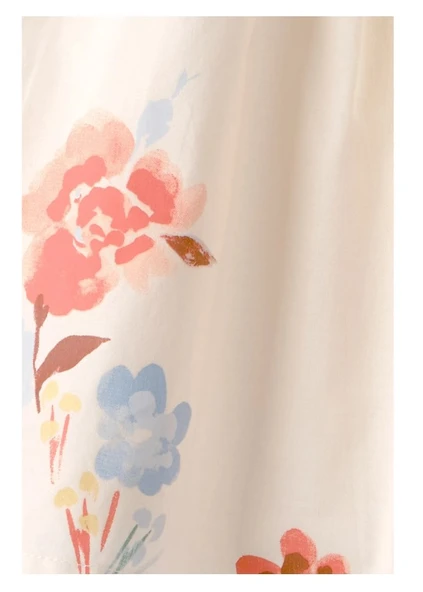 Carters Kız Bebek Elbise 1U620510 Bej - Resim 4